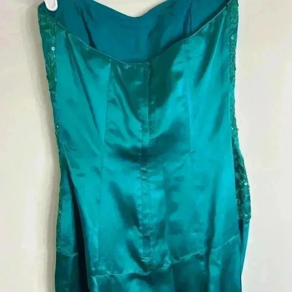 GUNNE SAX GREEN BLUE DRESS 9/10 - Picture 15 of 16